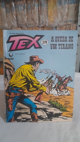 Revista Gibi Tex N° 279 : A Queda De Um Tirano - Globo 1993 (Usado)