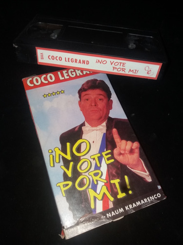 Película No Vote Por Mí Vhs (coco Legrand)