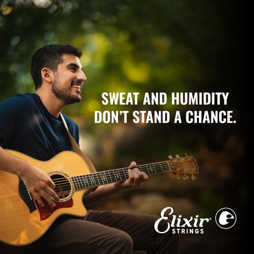 Cuerdas Elixir, Cuerdas Para Guitarra Acustica, 80/20 Bro...