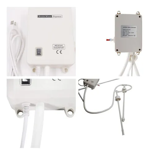 Triforce Sistema De Bomba Despachadora De Agua Embotellada Para Cafetera, Máquina De Hielo, Refrigerador, Pequeño, Blanco