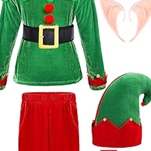 Conjunto De Disfraz De Navideño Para Niños Con Sombrero De