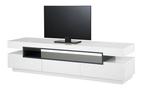 Imagen 3 de 7 de Mueble Tv Ref: Livo De 180 Cm En Madera Lacada Poliuretano