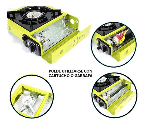 Imagen 3 de 7 de Anafe Dual Cartucho Descartable Foco 1 Hlla C/encendido Mm