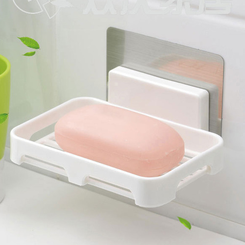 Dispensador De Jabón De Baño De Plástico Con Autoadhesivo