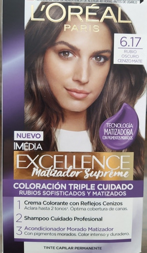 Tinte Imedia Excellence Matizador Supremetono 6.17