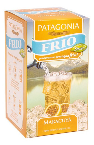 Te Patagonia Premium X 20 Saq. Frio Maracuya
