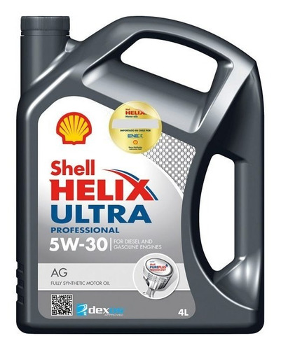 Shell 5w-30 Ultra Dexos 2 Diesel Con Sello De Calidad 