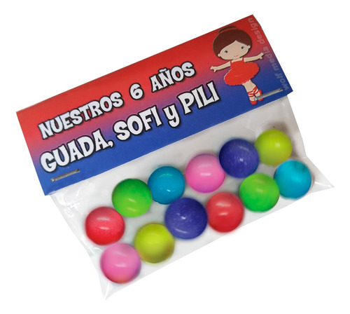 10 Bolsitas Golosinas Chicles Souvenirs Candy Personalizado