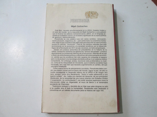 Perestroika. Mijail Gorbachev. (Usado)