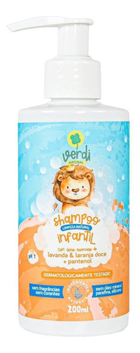 Shampoo Infantil Vegano Verdi Natural