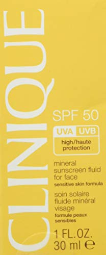 Protector Solar Clinique Spf 50, Líquido Facial Mineral