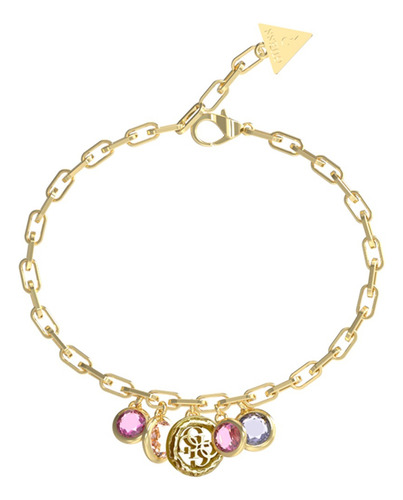 Pulsera Guess Mujer Petra Dorado Diámetro 9 Cm Largo 18 Cm