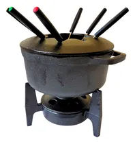 Comprar Kit Fondue Completo Ferro Fundido Cu002F Garfos Alta Resistência