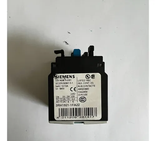 Contattore CA Siemens 3RT1016-1AB01 24V AC 1NA - Nuovo Di Zecca Wmxenl - Foto 5