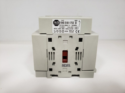 Allen Bradley 194e-e40-1753-6a Disconnect Switch 40a Ser Bbd