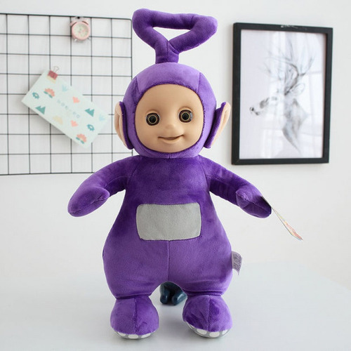 2 Muñecas Súper Suaves De Peluche Corto Teletubbies De Pie R