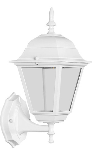 Farol De Pared Base E27 Blanco 4 Caras