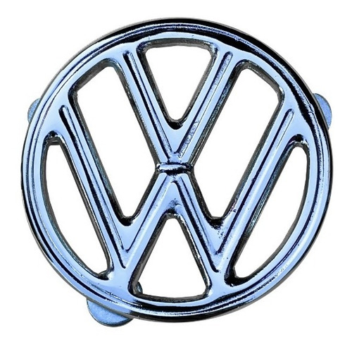 Emblema Do Capô Vw Fusca 1200 1300 1500 1600 Novo Cromado