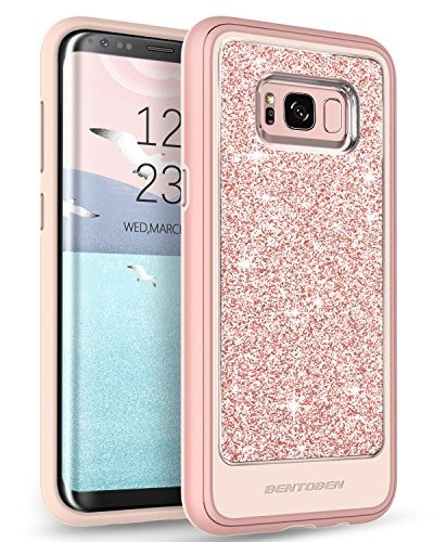 Funda Samsung Galaxy S8 Plus, Bentoben Glitter Bling Protecc