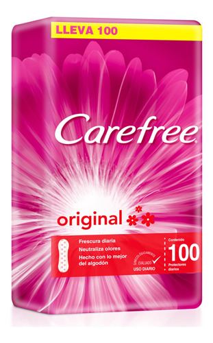 Protector Diario Carefree Original 100ud