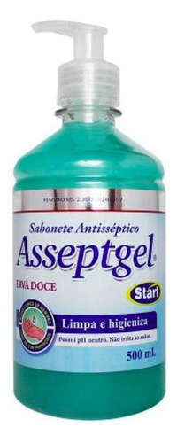 Asseptgel Sabonete Erva Doce 500ml Antisseptico