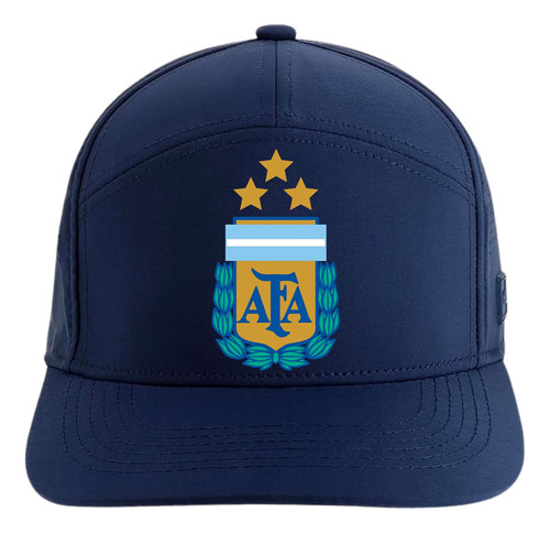 Gorra Argentina Messi 5 Paneles Premiun Blue Xv