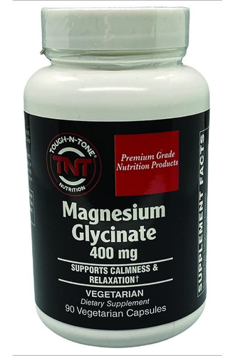 Glicinato Magnesio 400mg 90caps - Unidad a $2088