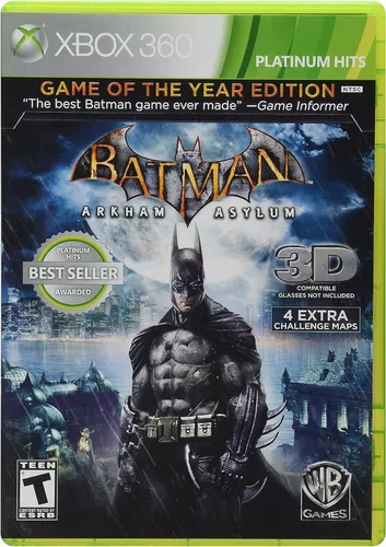 Batman Arkham Asylum Xbox 360 mídia física origina - Desconto no Preço