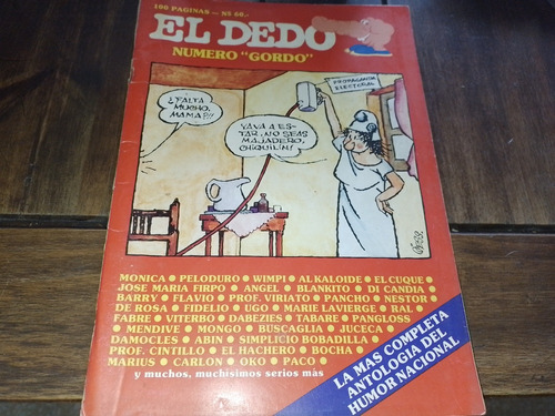 El Dedo Número Gordo Revista Uruguaya De Humor Excelente 