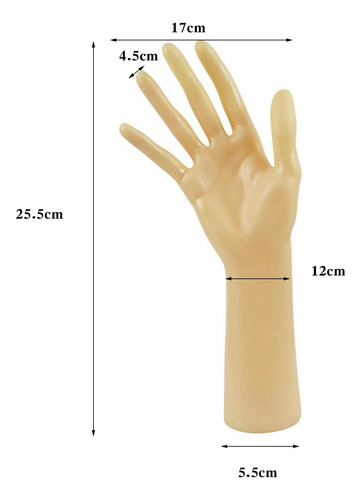 Maniquí Mano Joyería Soporte De Exhibición Brazo Largo