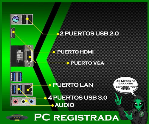 Imagen 4 de 9 de Motherboard Asrock A520m Ryzen Ddr4 Hdmi Pcreg