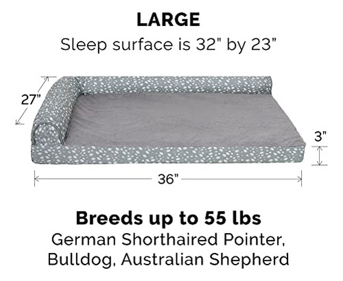 Cama Para Perros De Espuma Viscoelástica Furhaven Para Perro