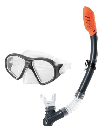 Set Máscar Y Tubo Reef Rider Snorkel Intex