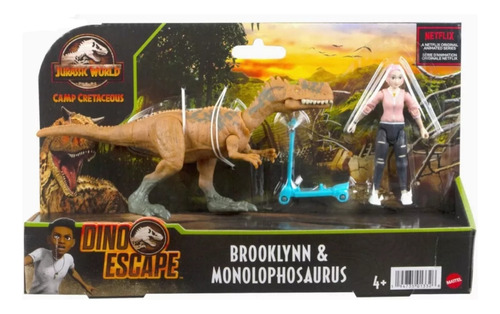 Pack Brooklynn Y Monolophosaurus Jurassic Dino Escape Camp 