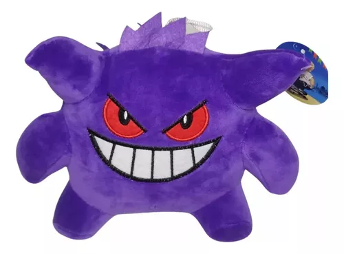 Gengar Mega Evolução Pokémon Fantasma Pelúcia 18x25cm