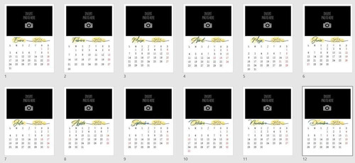 Calendario Polaroid 2022