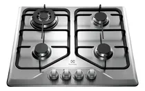 Comprar Anafe con alimentación a gas - Electrolux GT60X color plateado - 4 hornallas