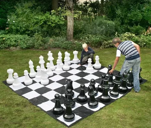 Jogo de Xadrez Gigante para Quadra - Mercadão Dos Esportes, loja