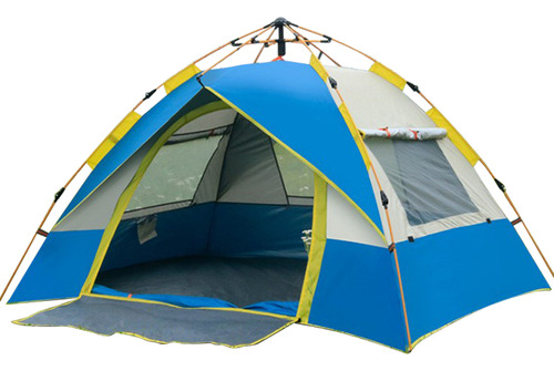 Tienda De Campaña 2-3.tent Family Automatic Carpa 3-4 Para A