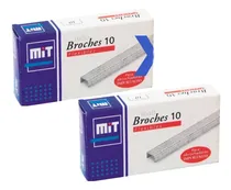 Comprar Pack X2 Cajas Broches Mit 10 X1000 Ganchos Para Abrochadoras