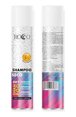 Shampoo En Seco 200 Ml Aroma Fresh Coton