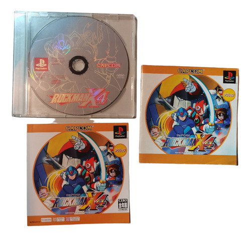 Megaman X4 Japonés Para Ps1 Rockman X4 Sin Contraportada