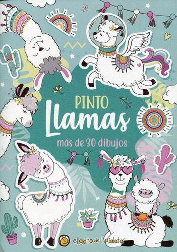 Libro Pinto Llamas - Mas De 30 Dibujos