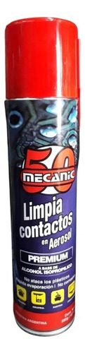 Limpia Contactos Aerosol Alcohol Isopropilico 427ml Mecanic