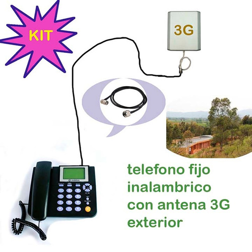 Telefono Inalámbrico Gsm 3g Para Zona Rural