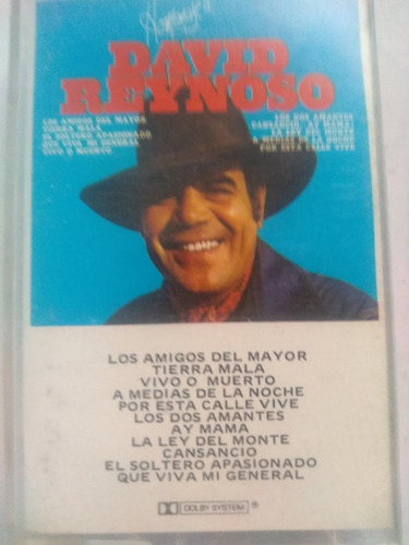 Cassette David Reynoso Homenaje A David Reynoso Cbs 1990