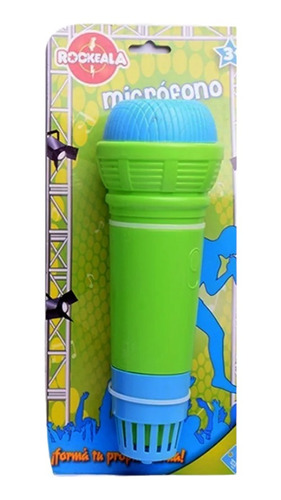 Microfono De Juguete Con Eco-el Duende Azul