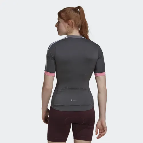Mailot De Ciclismo Manga Corta Letras Hd0891 adidas