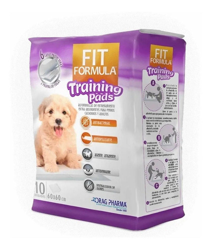 Fit Formula Sabanillas Entrenamiento Perros 60x60cm 10 Unid