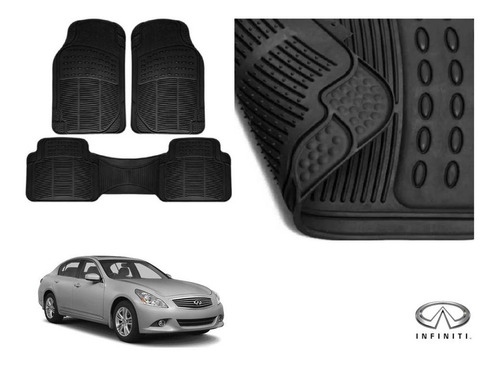 Tapetes Uso Rudo Infiniti G37 2011 Rubber Black Original